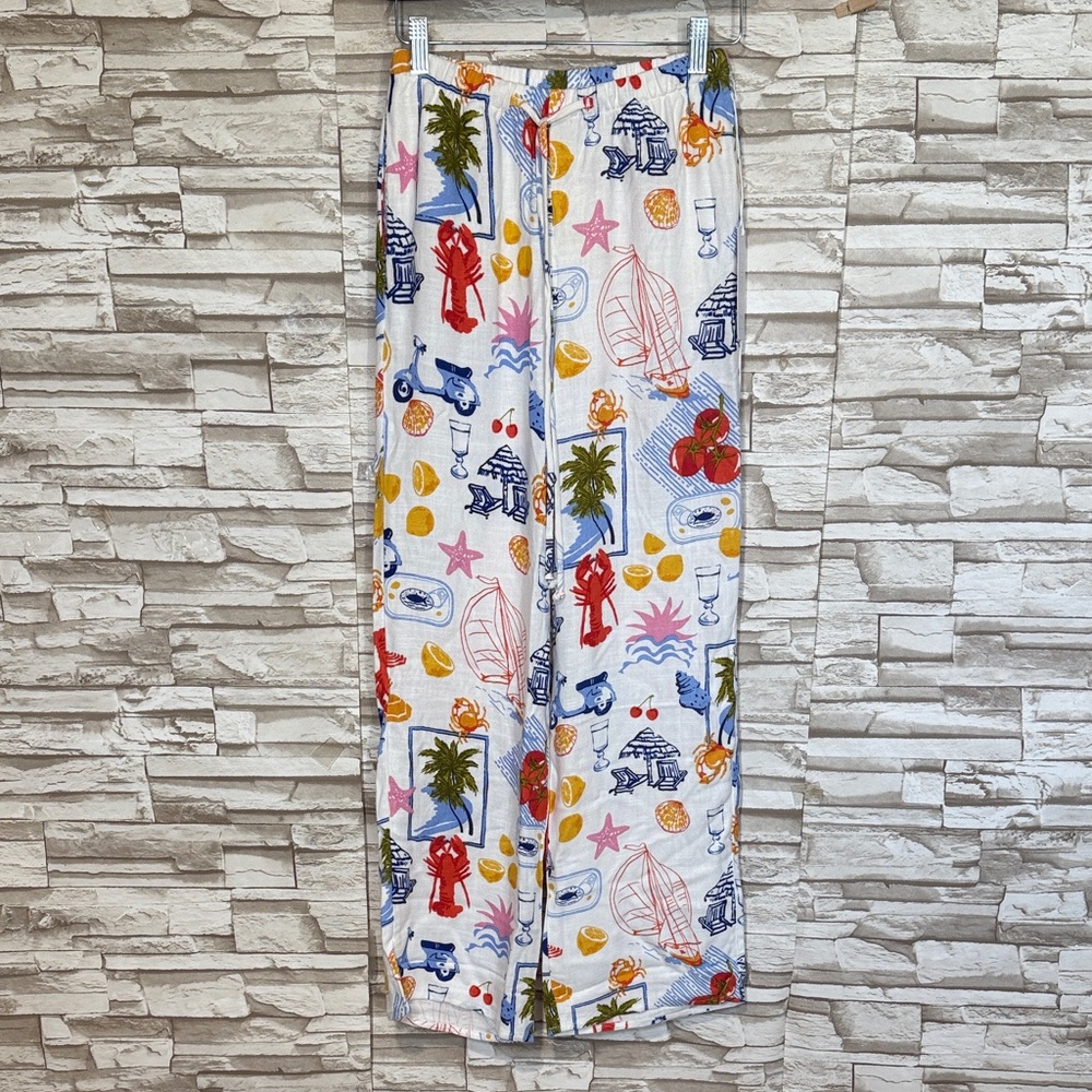 SIENNA SKY Colorful Patterned Lounge Pants